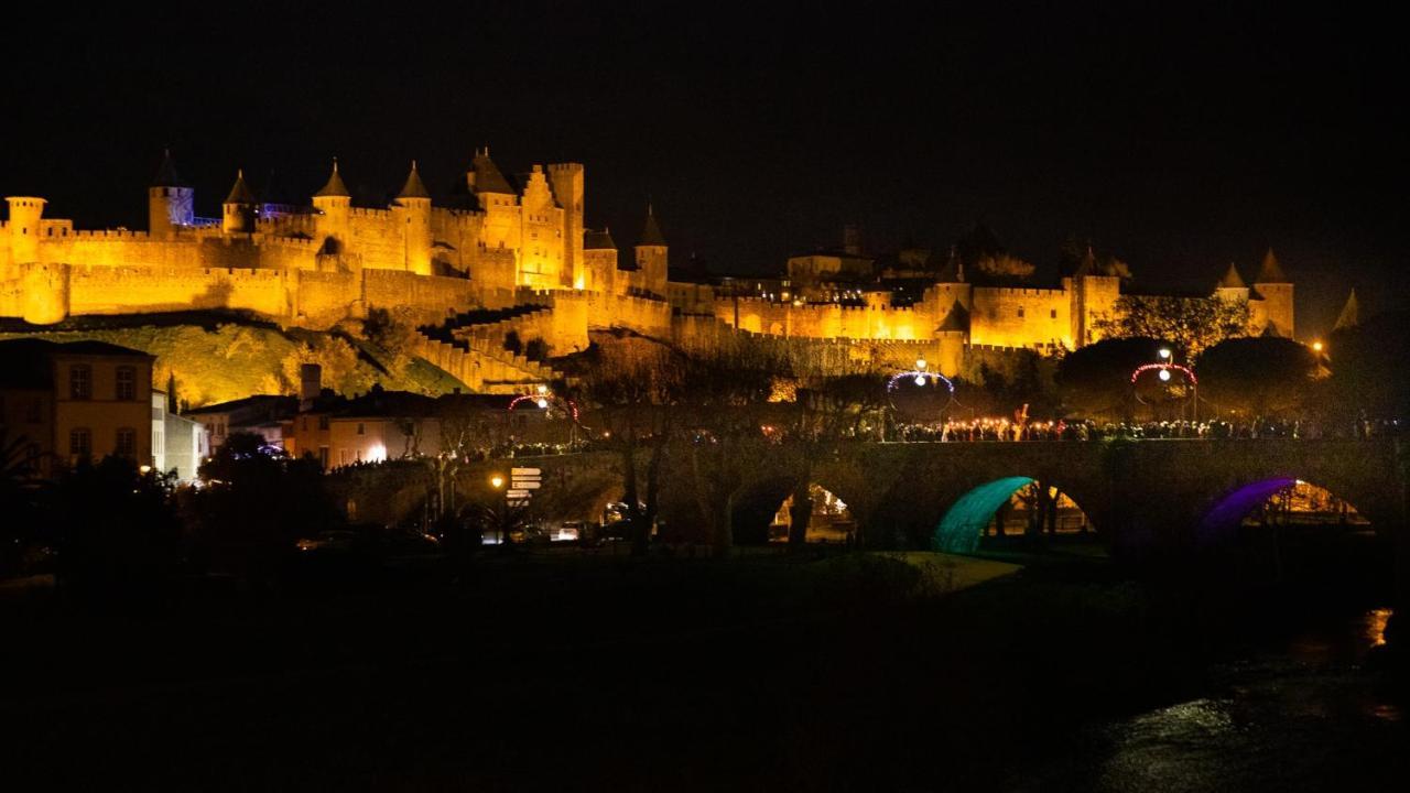 Tout Confort ! Calme, Climatisation, Vue Degagee, Ville ,Parking Gratuit, Ascenseur, Wifi Carcassonne Exterior foto